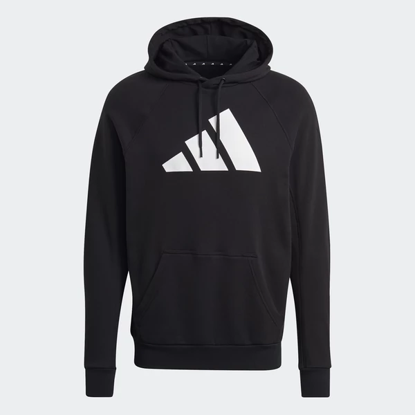 Adidas férfi fekete színű kapucnis pamut pulóver-GM6458