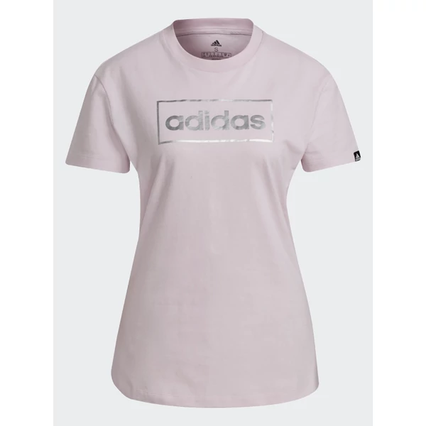 Adidas női rózsaszínű pamut póló-GS4151