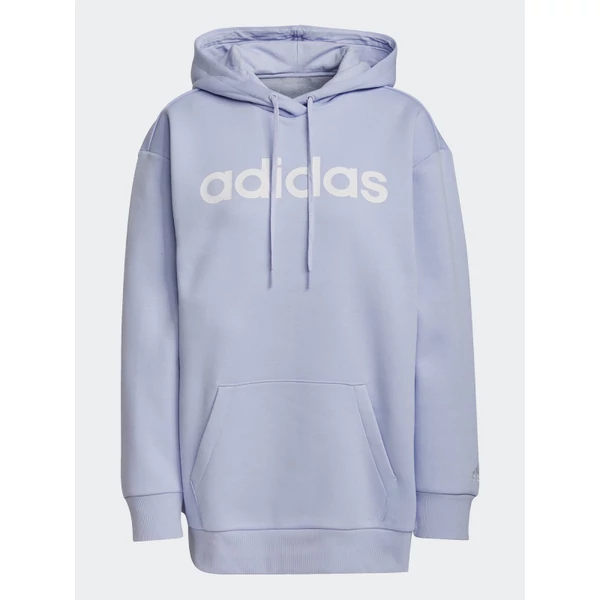 Adidas női lila színű meleg kapucnis pulóver-H10186