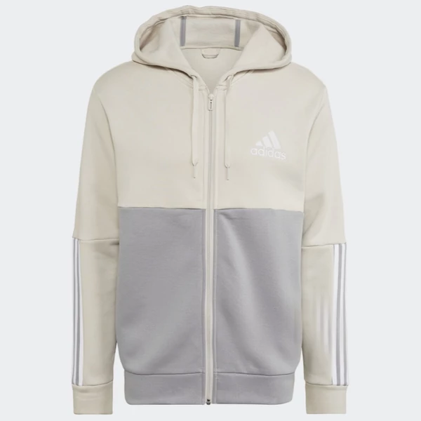 Adidas-férfi-bézs-szürke-pamut-cipzáros-kapucnis-pulóver-HK2889