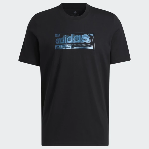 Adidas-férfi-fekete-pamut-mintás-póló-HK9150