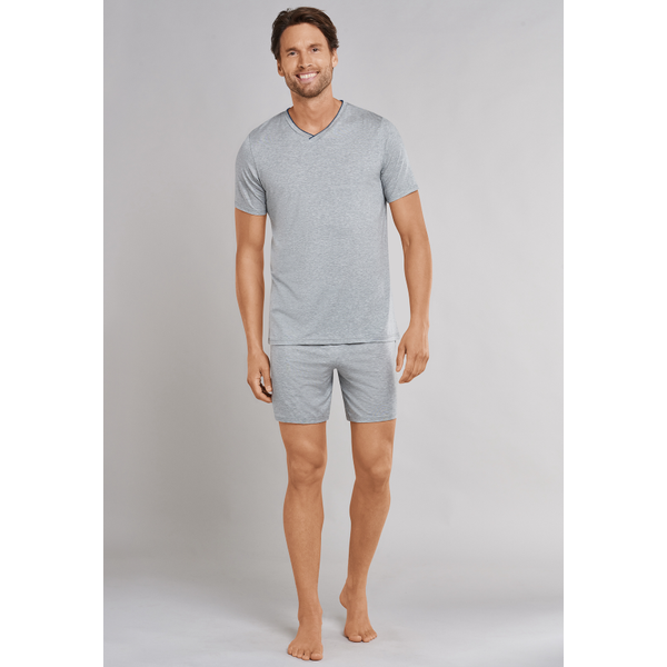 Schiesser férfi tencel pizsama-174867