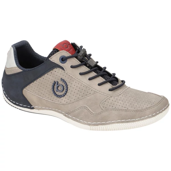 Bugatti-férfi-textil-fűzős-utcai-bézs-sneaker--321-48010